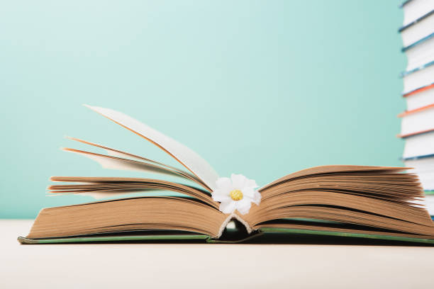 istock World book and Copyright day, Education concept on Blue Mint Background. 1475352247