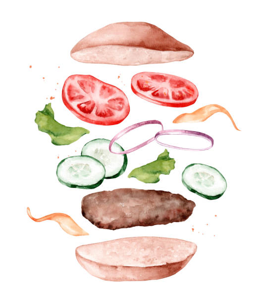 istock Fresh tasty ingredients for burgers 1475373831