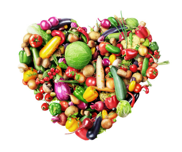 istock Vegetables of heart form isolated on a white background 1475374286