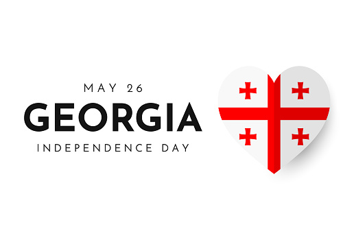 Georgia Independence Day, May 26. Vector illustration. EPS10