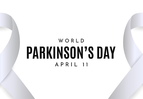World Parkinson's Day,  April 11. Vector illustration. EPS10