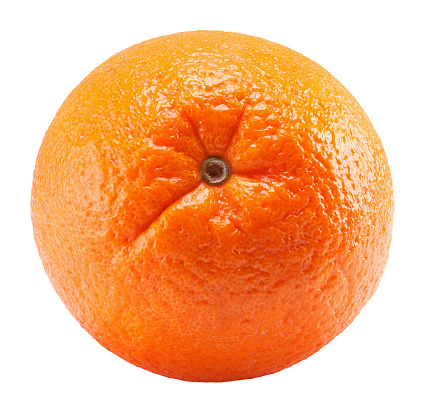 orange isolated on a white background.