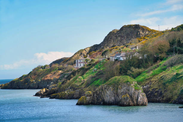 istock Howth Head cliff in Howth, Ireland, with houses overlooking the ocean 1475384620