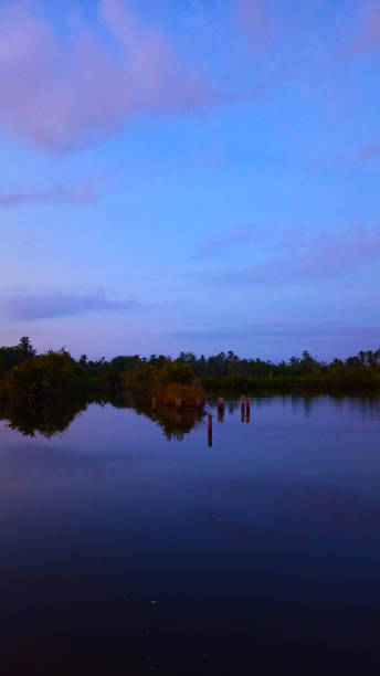 istock Steady lake water at the morning 1475389393