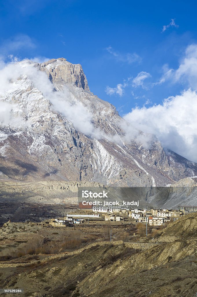 Kleine Dorf im Himalaya - Lizenzfrei Asien Stock-Foto