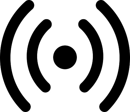 Radio Tower icon, wifi vector