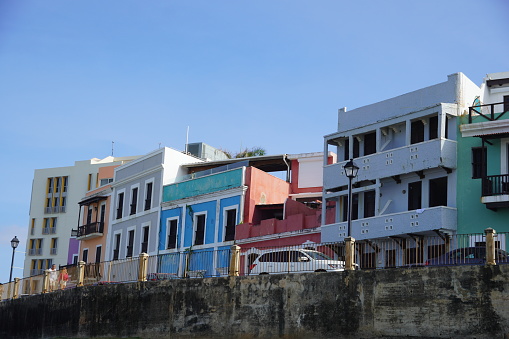 Colourful Colonial Buildings in Old San Juan Puerto Rico