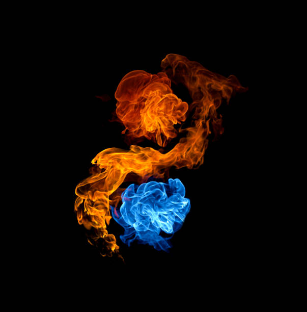 istock Yin-yang symbol, ice and fire 1475417016