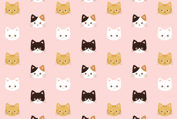 istock seamless pattern with different cats for banners, cards, flyers, social media wallpapers, etc. 1475431518