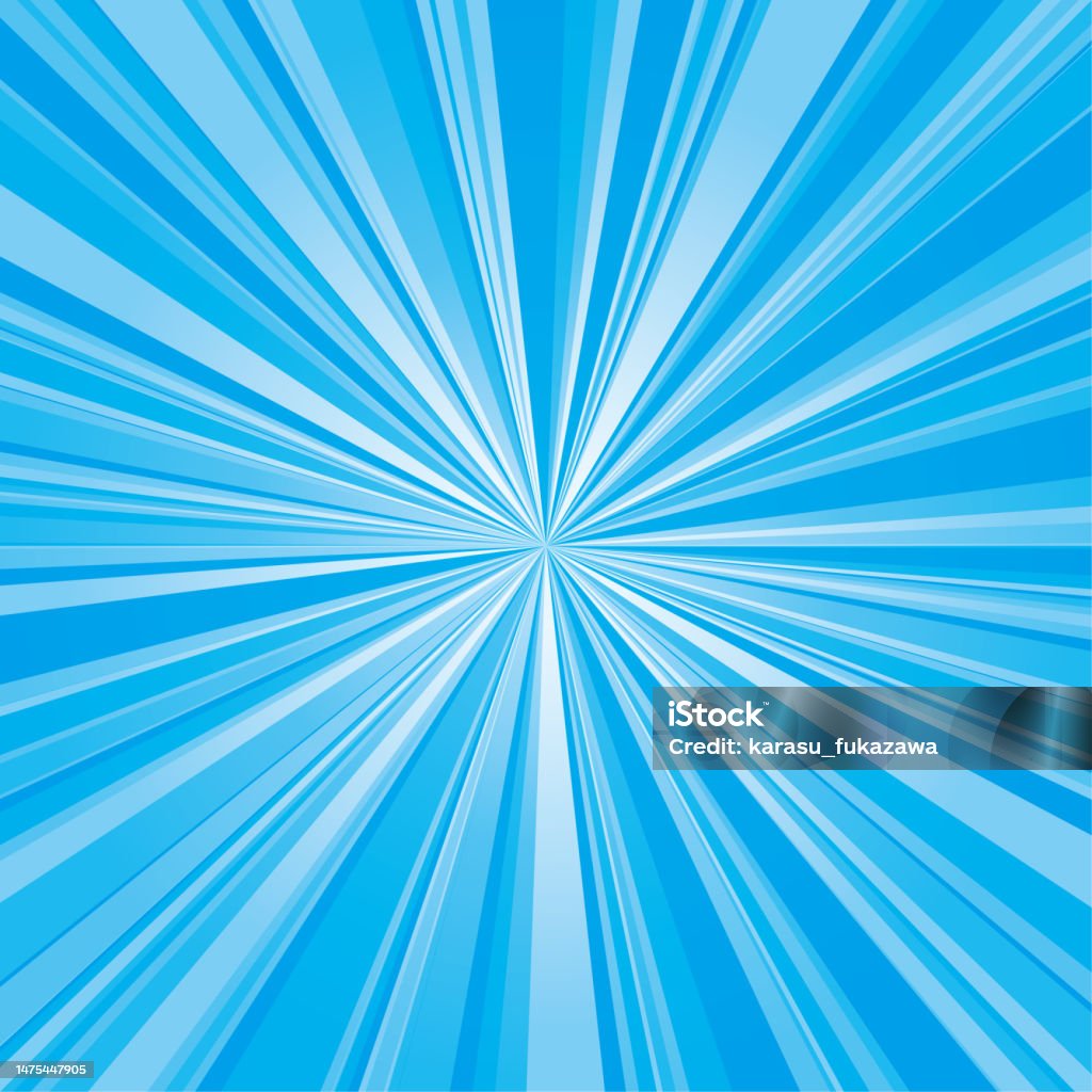 Color Flash Blue Vector Illustration Of Lightblue Flash With Gradation Square Version ...