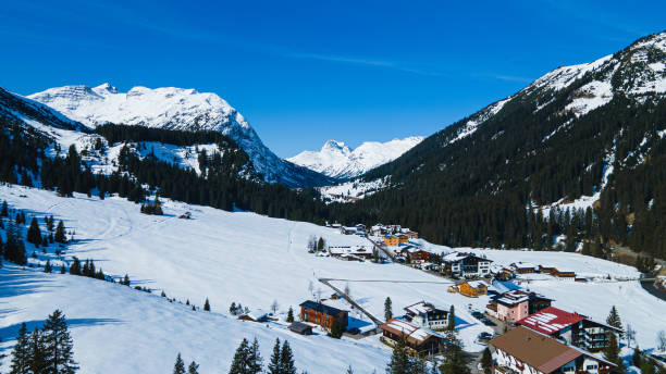 istock Snow-covered landscape and evergreens in Austria 1475453894