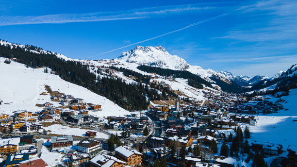 istock Snow-covered landscape and evergreens in Austria 1475453901