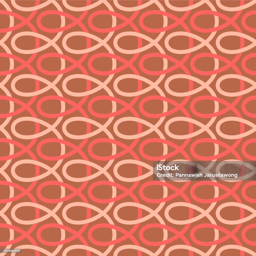 Spring Roll Pattern Japanese Spring Roll Line Vector Seamless Pattern Stock Illustration ...