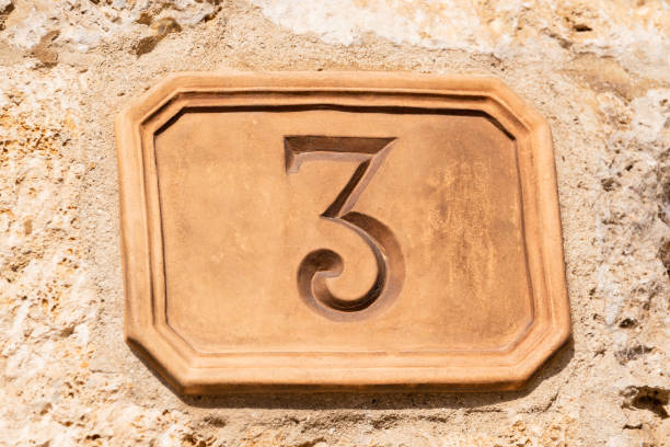 Pottery Street Number Plate No 3
