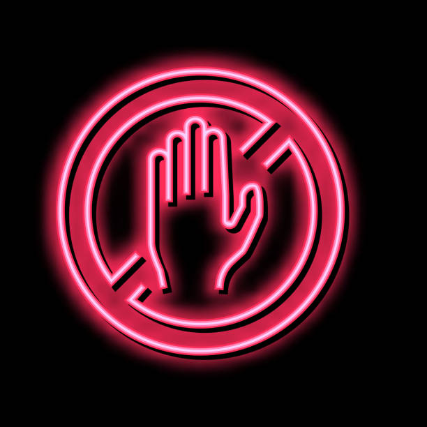 istock do not touch crossed out sign color icon vector color illustration 1475472349