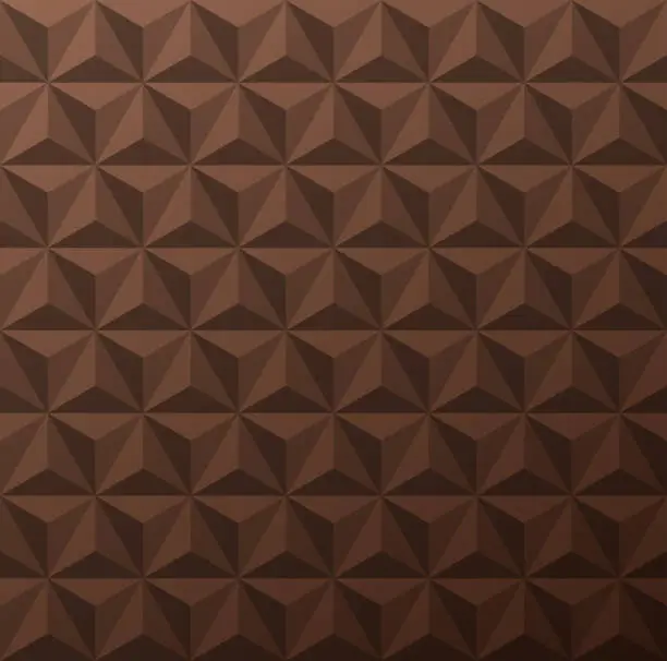Vector illustration of 3d Triangle Gradient Pattern. Abstract Geometric Background.