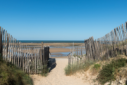 Access to the beach Remigeasse in Dolus d'Oleron