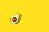 Avocado on Yellow