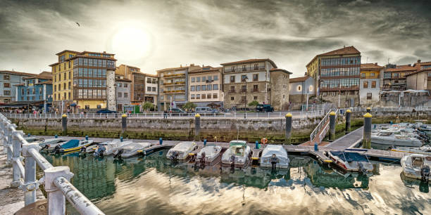 istock Llanes Harbour, City View, Llanes, Spain 1475490732