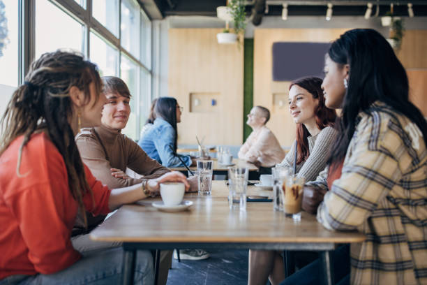 istock Friends in cafe 1475495386