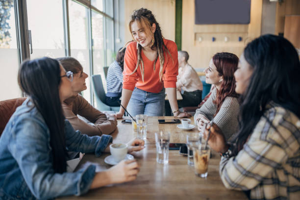 istock Friends in cafe 1475495788