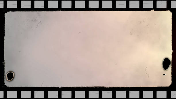 istock Grunge damaged film retro edge overlay. Vintage texture graphic filter effect. 1475500104