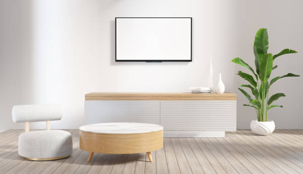 istock living room with television screen mock up 1475500202