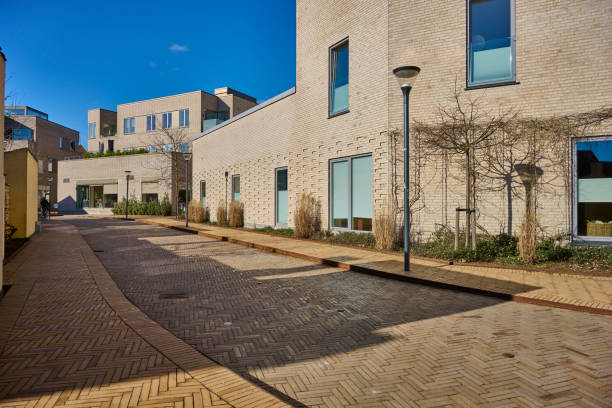 istock Street in residential district 1475500940