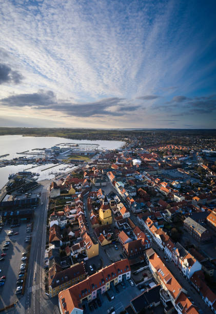 istock Small town Faaborg with marina 1475501170