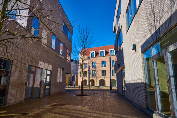 istock Street in residential district 1475501190
