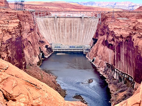 Taken on the south side of Glen Canyon Dam in Page, Arizona