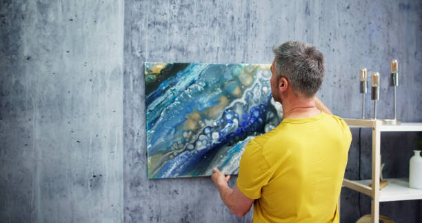 istock Contemporary Abstract Wall Painting Decoration 1475504041
