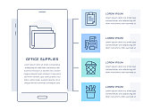 istock Office Supplies Infographic Design Template 1475522698