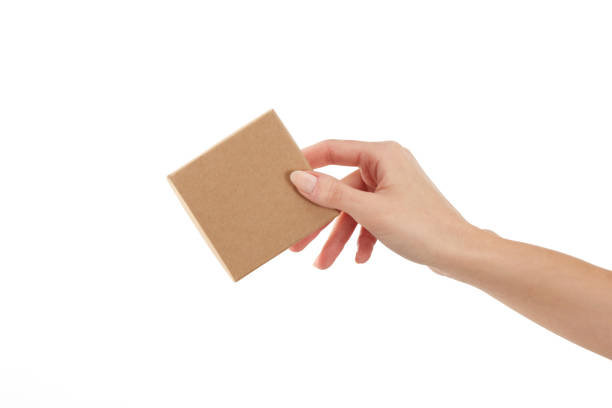 istock Blank Gift Box In Female Hands 1475530495