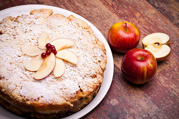istock Cheesecake With Sour Apples 147554771