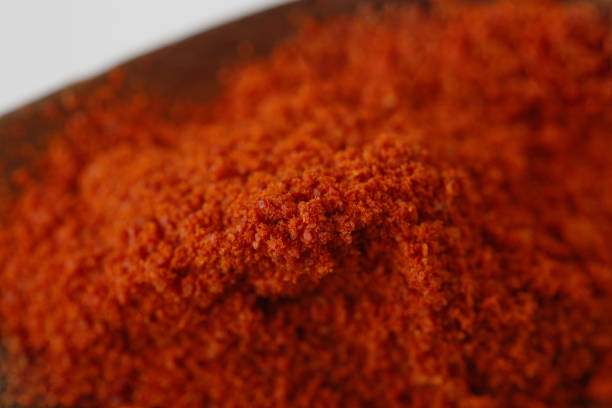Spice Red Chilli Powder stock photo