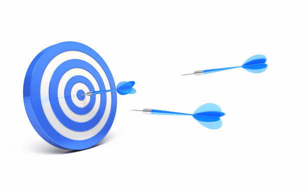 istock Dart Board & Arrow, Hit the target from 12, clipping path 1475551508