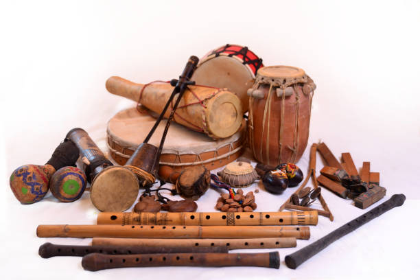 istock Variation of ethnic drums and flutes 1475553467