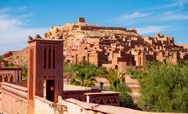 Ait Ben haddou in Morocco near Ouarzazate stock photo