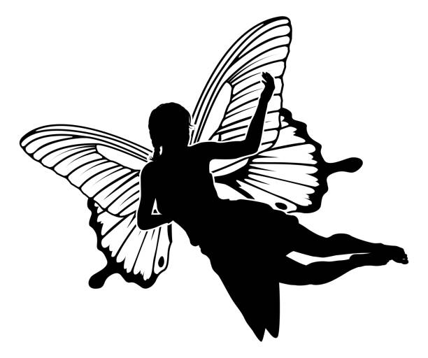 istock A Fairy in Silhouette With Butterfly Wings 1475558254