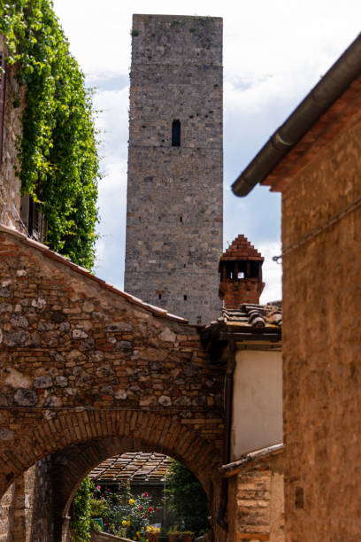 istock Picturesque Scene In San Gimignano 1475560632