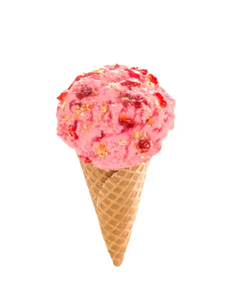 Strawberry Shortcake Ice Cream Cone