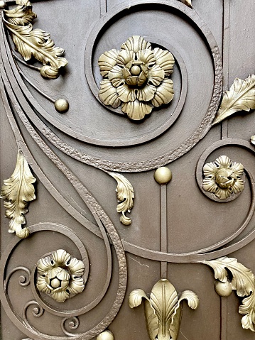 France - Detail of a door