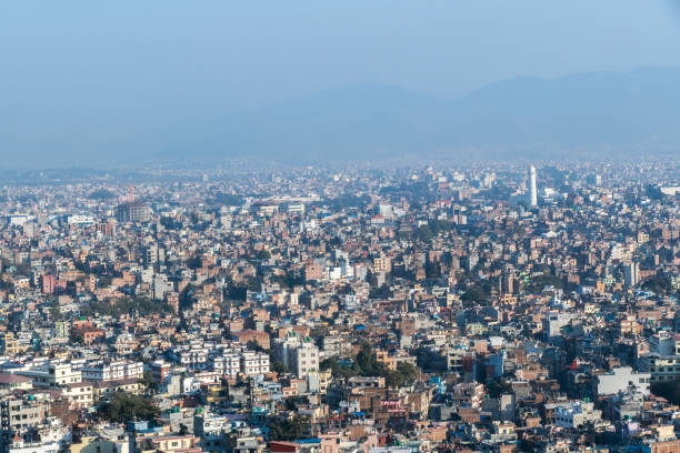 istock Kathmandu cityscape view from Swayambhunath Stupa, Nepal 1475570041