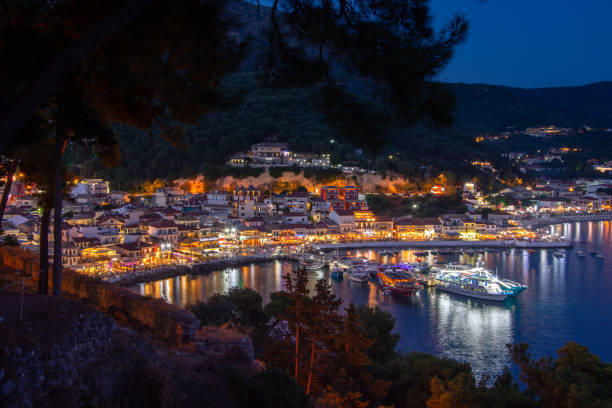 istock Panoramic view of scenic Parga city, Greece 1475577501