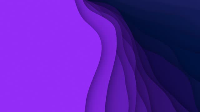 Purple papercut gradient design animation