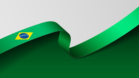 EPS10 Vector Patriotic Background with Brazil flag colors. An element of impact for the use you want to make of it.