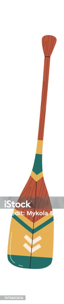Oar Image Simple Wooden Oar For Boat Stock Illustration - Download Image Now - Athlete ...