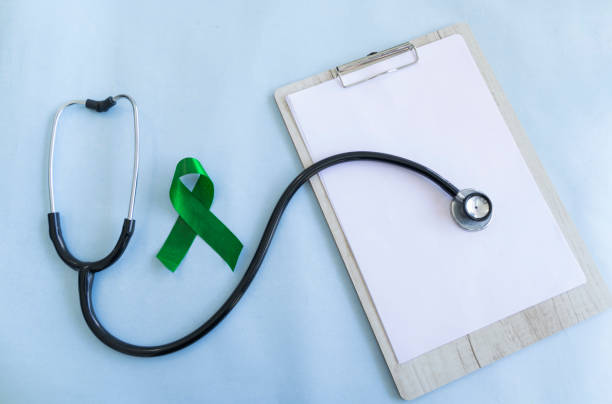 istock Green awareness ribbon 1475605399