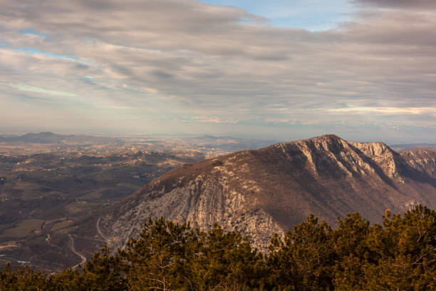 istock Sabotino mountain, top view from mont St Gabriel 1475620651